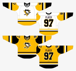 Transparent Pittsburgh Penguins Clipart - Penguins Pittsburgh White Jersey, HD Png Download, Transparent PNG