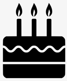 Birthday Cake - Birthday Cake Icon Png, Transparent Png, Transparent PNG