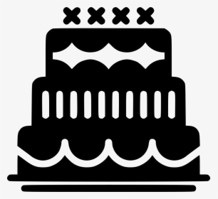 Birthday Cake Icon Png - Cake, Transparent Png, Transparent PNG