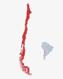 Grey Map Of Chile, HD Png Download, Transparent PNG