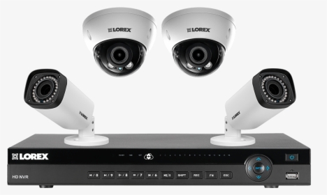 Home Security System Png Hd Image - Lorex 4k Camera System, Transparent Png, Transparent PNG