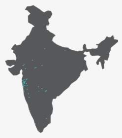 Navi Mumbai Noida Pali Panvel Perambalur Pune Ratnagiri - Transparent Background India Map Png, Png Download, Transparent PNG