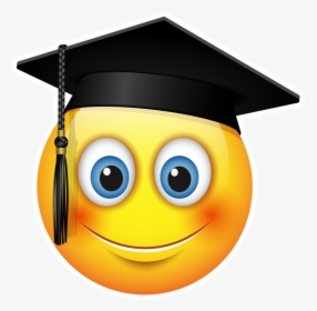 Emoji Clipart Graduation - Graduation Emoji Png, Transparent Png, Transparent PNG