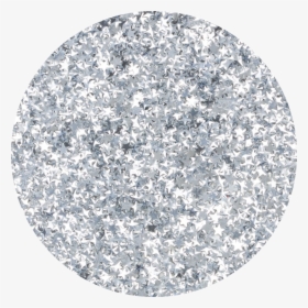#circle #circlesticker #circlepng #silver #glitter - Silver Glitter Circle Stickers, Transparent Png, Transparent PNG