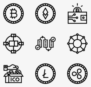 Essential Set - Cryptocurrency Png Icons, Transparent Png, Transparent PNG
