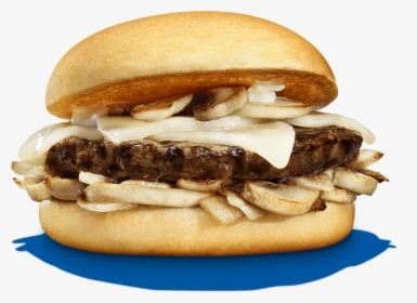 Whiskey Onions & Mushroom Burger - Cheeseburger, HD Png Download, Transparent PNG