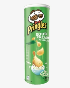 Pringles Sour Cream&onions Transparent Png - Pringles Sour Cream And Onion, Png Download, Transparent PNG
