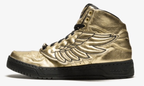 Adidas Js Wings Metallic Gold - Adidas Js Wings 'metallic Gold' Shoes, HD Png Download, Transparent PNG