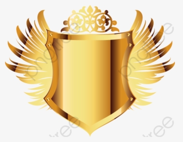 Golden Wings Painted Geometric - Asas Logo Dourada, HD Png Download, Transparent PNG