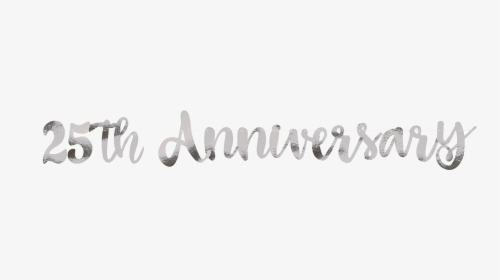 25th Anniversary Banner - Calligraphy, HD Png Download, Transparent PNG