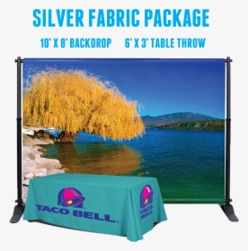 Silver Trade Show Package - Large Banner Backdrop, HD Png Download, Transparent PNG