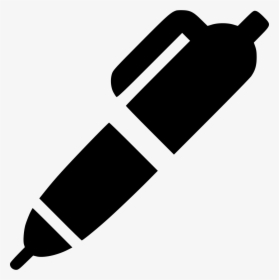 Ink Pen - Pen Orange Icon Png, Transparent Png, Transparent PNG