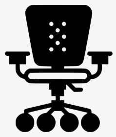 Office Chair - Office Furniture Icon Png, Transparent Png, Transparent PNG