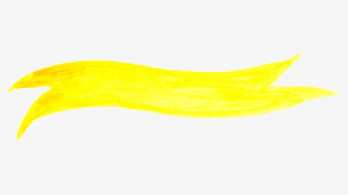 Watercolor Banner Yellow - Watercolor Yellow Ribbon Png, Transparent Png, Transparent PNG