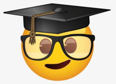 Graduation Cap Emoji Transparent, HD Png Download, Transparent PNG