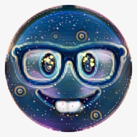 #nerd #emoji #midnight #glasses #confetti #colorsplash - Egg Decorating, HD Png Download, Transparent PNG