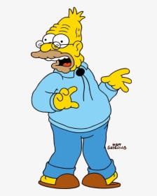 Simpsons Png Images Free Download - Grandpa Simpson, Transparent Png, Transparent PNG