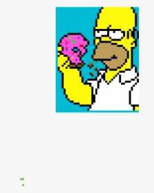 Homer Simpson Hama Beads, HD Png Download, Transparent PNG