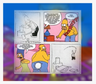 ¿matt Groening Plagió El Dibujo De Homero Simpson - Strip Homer Simpson, HD Png Download, Transparent PNG