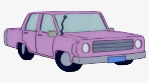 Simpsons Homer Car Pink, HD Png Download, Transparent PNG