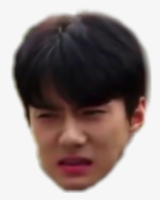 #sticker #exo #sehun #meme - Sehun Meme Face Png, Transparent Png, Transparent PNG