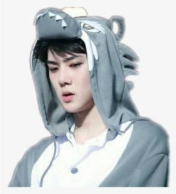 #kpop #exo #sehun - Sehun With Animal Ears, HD Png Download, Transparent PNG