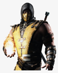 Transparent Mortal Kombat X Logo Png - Mortal Kombat Scorpion Render, Png Download, Transparent PNG