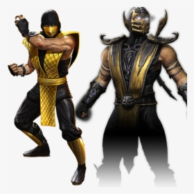 Mortal Kombat Scorpion Classic Costume - Scorpion De Mortal Kombat 9, HD Png Download, Transparent PNG