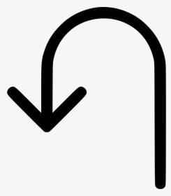 Turn Left Arrow Symbol Svg Png Icon Download - Arrow Turn Around Left ...