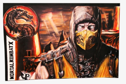 Mortal Kombat Scorpion Png, Transparent Png, Transparent PNG