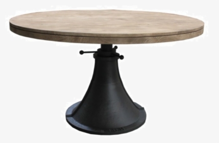 Round Dining Table With Iron Base, HD Png Download, Transparent PNG