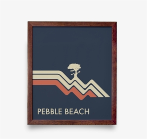 Pebble Beach Waves Navy Giclée Print     Data Image, HD Png Download, Transparent PNG