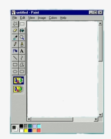Ms Paint Windows 98 , Png Download - Windows 98 Paint Png, Transparent Png, Transparent PNG