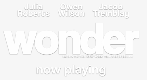 Synopsis - Wonder Jacob Tremblay Logo Png, Transparent Png, Transparent PNG