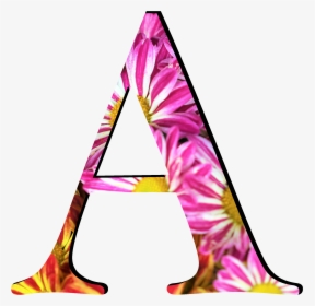 Flower Pattern Letters A, HD Png Download, Transparent PNG