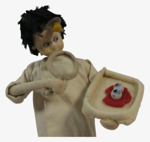 Klumpe Roldan Doll Eye Doctor Examining Eyeballs - Figurine, HD Png Download, Transparent PNG