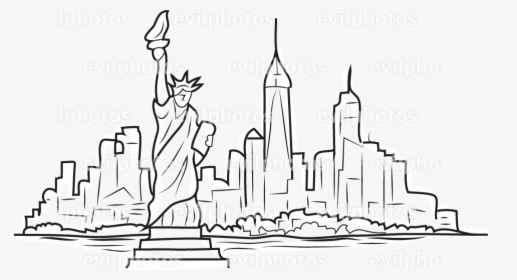 Cityscape Drawing Vector And Stock Photo - Illustration, HD Png Download, Transparent PNG