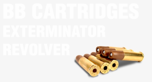 Exterminator Bb Revolver Cartridges - Bullet, HD Png Download, Transparent PNG
