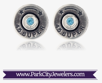 Bullet Casing Blue Topaz Earrings - Earrings, HD Png Download, Transparent PNG