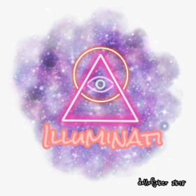 #stars #galaxy #illuminati - Graphic Design, HD Png Download, Transparent PNG