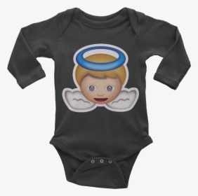 Emoji Baby Long Sleeve One Piece - Infant Bodysuit, HD Png Download, Transparent PNG