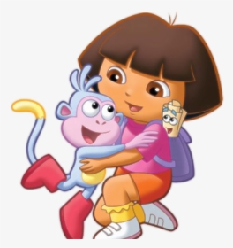 Dora The Explorer With Boots - Dora And Boots Hug, HD Png Download, Transparent PNG