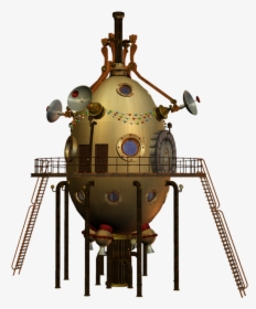 Steampunk Spaceship, HD Png Download, Transparent PNG