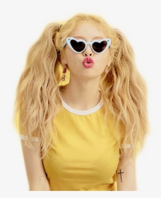 #hyuna #yellow #freetoedit - Lockscreen Hyuna Lip And Hip, HD Png Download, Transparent PNG
