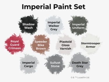 Star Wars Legion Imperial Paint Set, HD Png Download, Transparent PNG