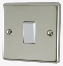 Polished Steel Light Switch, HD Png Download, Transparent PNG