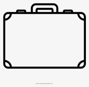 Transparent Maleta Png - Outline Suitcase, Png Download, Transparent PNG