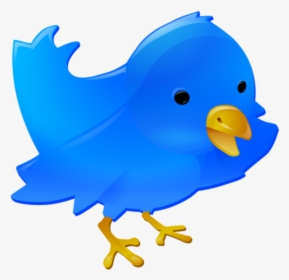 Twitter Bird Free Images At Clker Com Vector Clip Art - Blue Twitter Logo Bird, HD Png Download, Transparent PNG