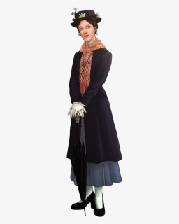 Transparent Mary Poppins Clipart - Mary Poppins Full Length, HD Png Download, Transparent PNG