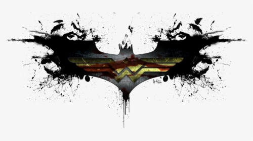 Thumb Image - Batman And Wonderwoman Logo, HD Png Download, Transparent PNG